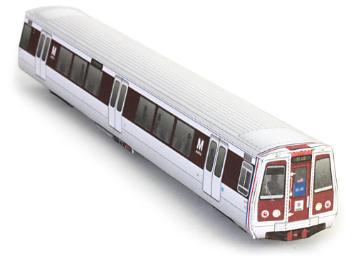 Metro Train model