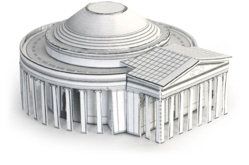 Jefferson Memorial model