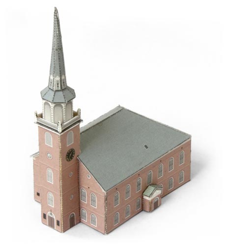 Old South Meeting House Model