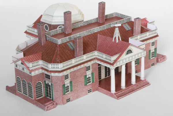 Monticello Paper Model